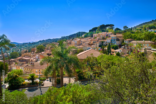 bormes les mimosas in france mediterranean coast