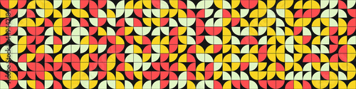 Abstract Geometric Pattern generative computational art illustration