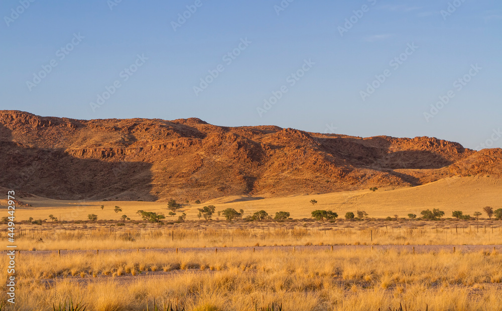 Auf der Fahrt ins Sossusvlei, Namibia,