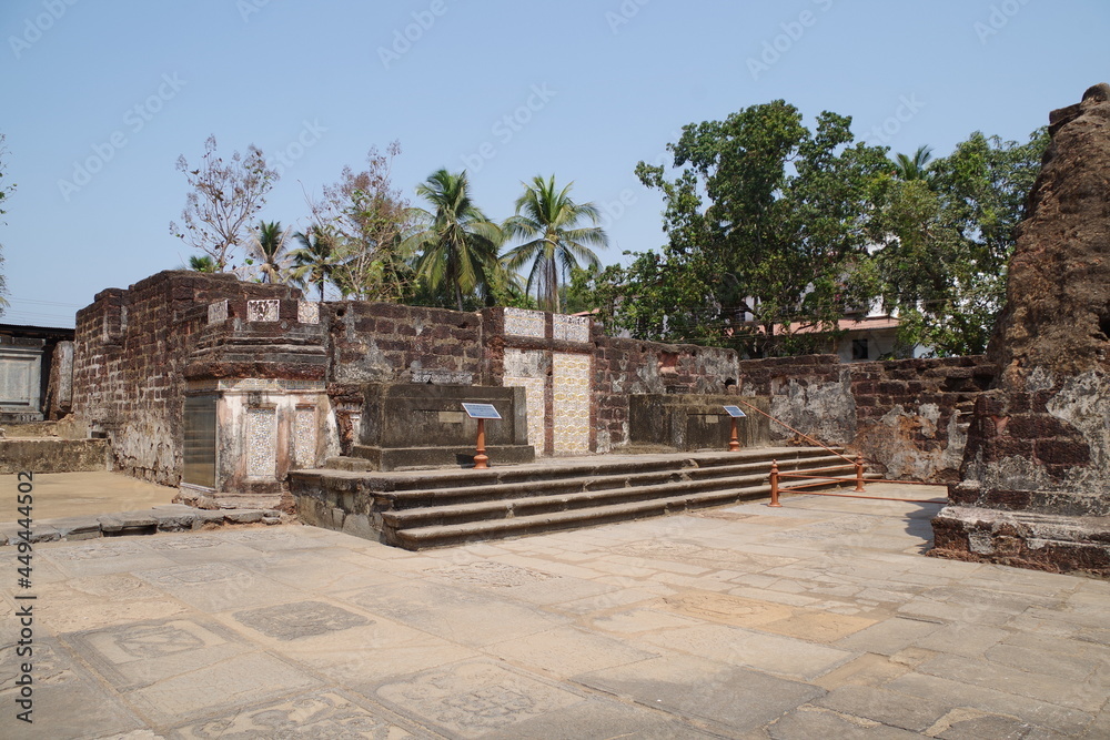 インド　世界遺産ゴアの教会群と修道院群　聖オーガスチン教会跡