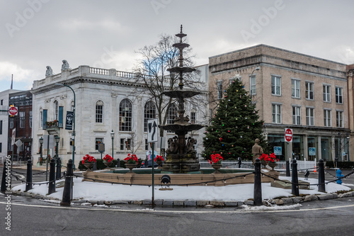 Christmas At Chambersburg Town Square, Chambersburg, Pennsylvania, USA photo