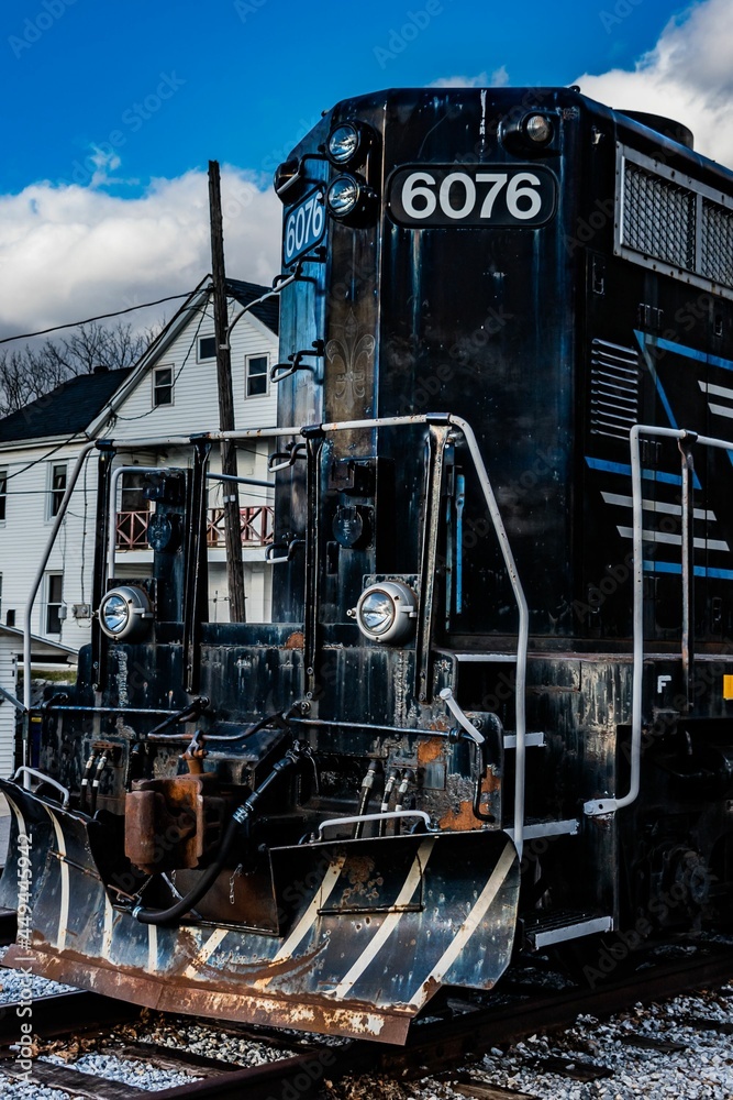 Train Engine, Northern Central Railway, Seven Valleys, Pennsylvania, USA