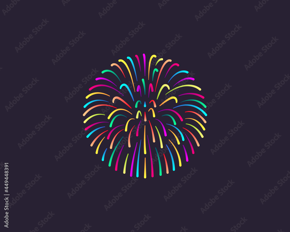Abstract firework, explosion logo design template. Creative festival, event, celebration flat vector sign symbol logotype. Abstract firework, explosion logo design template. Creative festival, event, celebration flat vector sign symbol logotype.