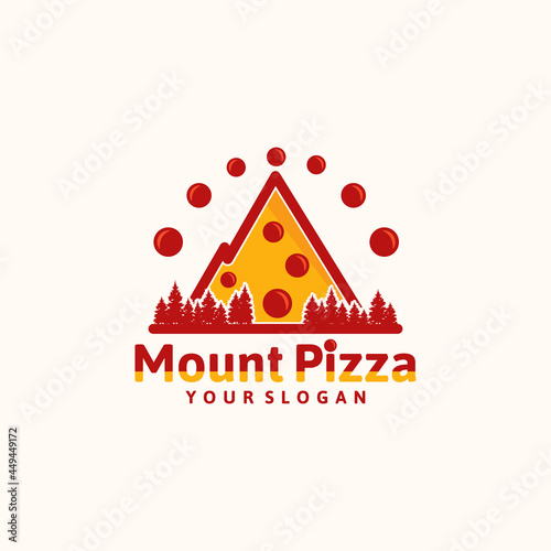 pizza logo design template for your business