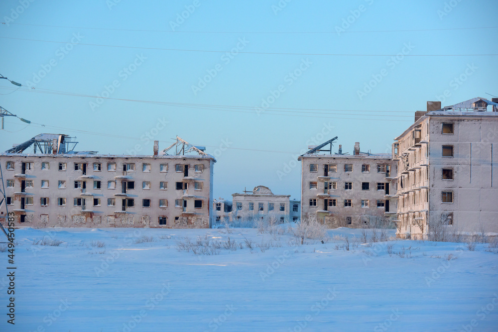 Sovetskiy is an abandoned microdistrict of Vorkuta, earlier - an urban-type settlement in the municipality 