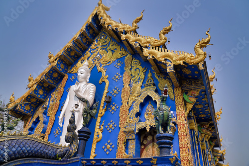 Suea Ten Temple, Blue Temple Chiang Rai, Thailand