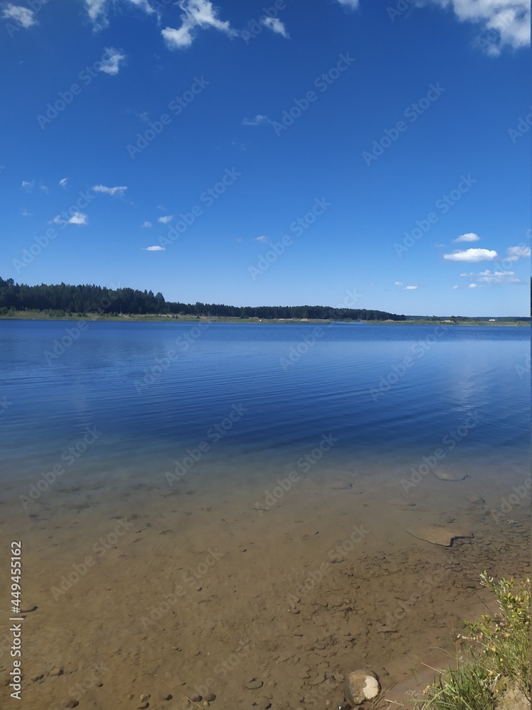lake and sky lake and sky