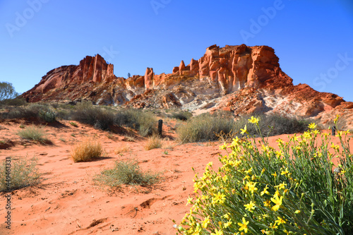 Fotografie Amazing Rainbow Valley in Northern Territory, Australia, just outisde Alice Springs