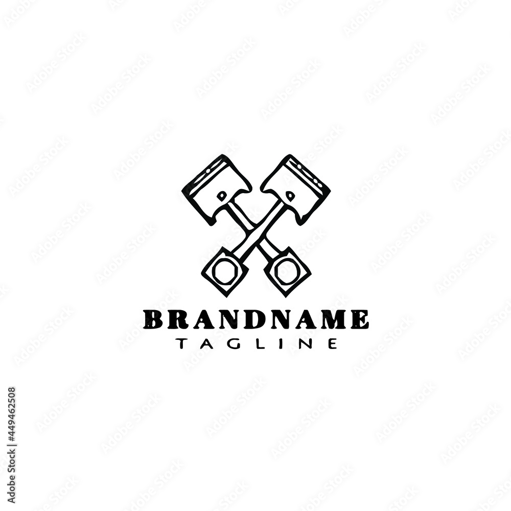 automotive parts logo icon cartoon cute vector illustration automotive parts logo icon cartoon cute vector illustration