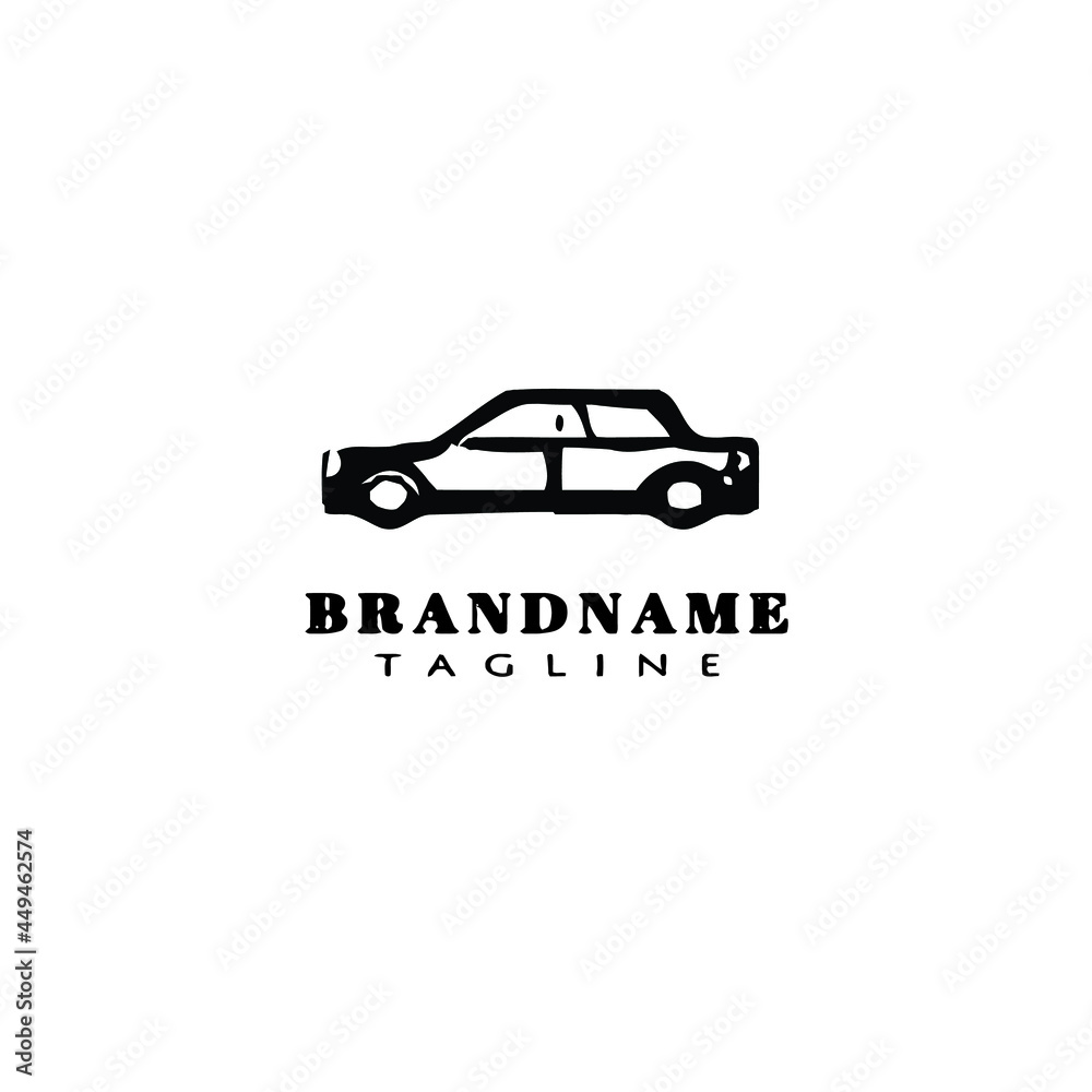 auto car logo icon design template vector cute
