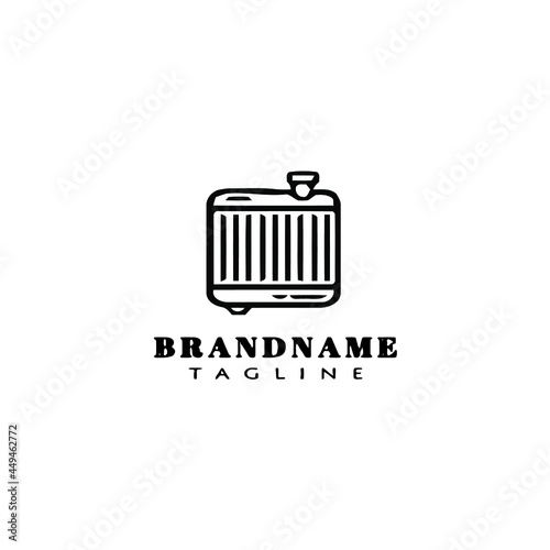 radiator logo cartoon icon design template vector illustration