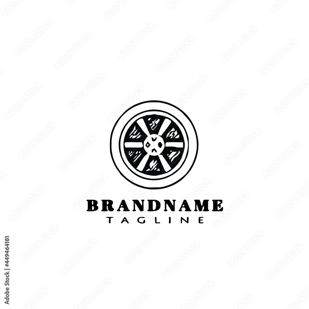 alloy wheel logo design cartoon icon vector illustration alloy wheel logo design cartoon icon vector illustration