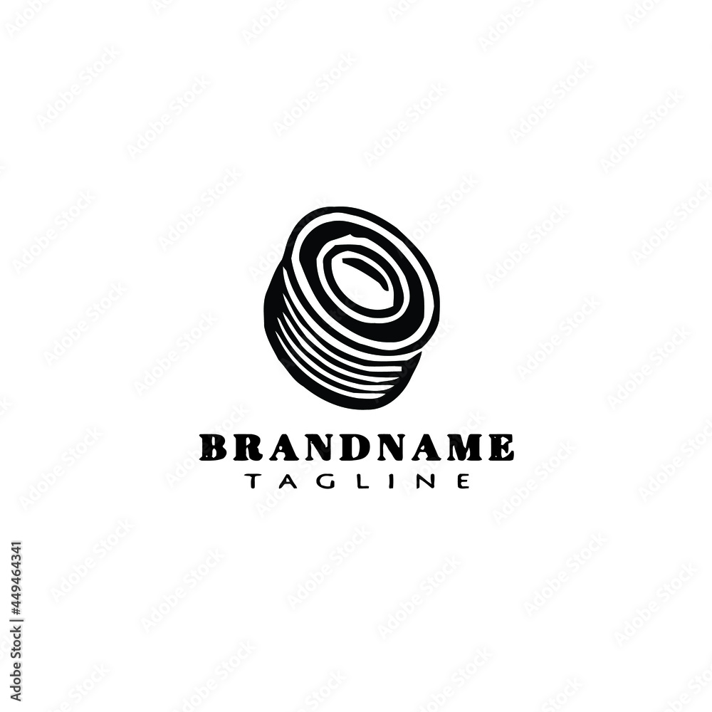alloy wheel logo design cartoon icon template vector