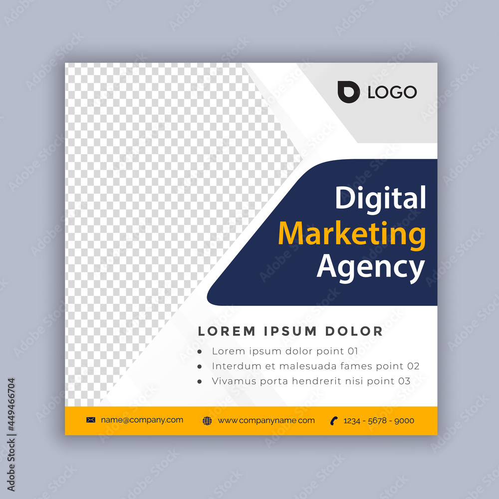 digital marketing social media post, business marketing flyer design