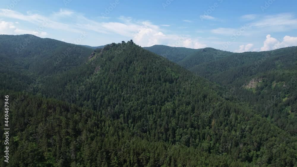 Landscape, beautiful rocks in the National Park. Shooting from the air Landscape, beautiful rocks in the National Park. Shooting from the air