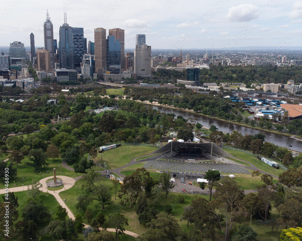 Obraz premium aerial view