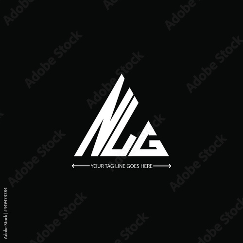 NLG letter logo creative design. NLG unique design photo