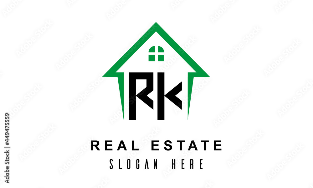 RK real estate logo vector RK real estate logo vector