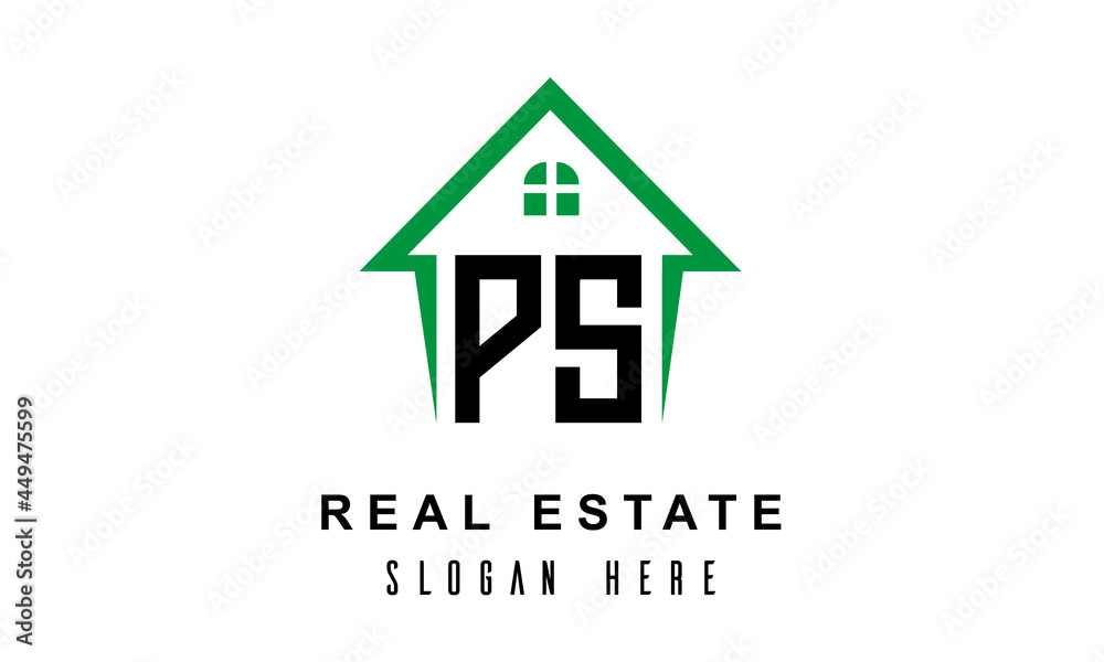 PS real estate logo vector PS real estate logo vector