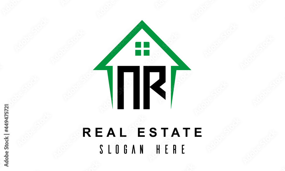 NR real estate logo vector NR real estate logo vector
