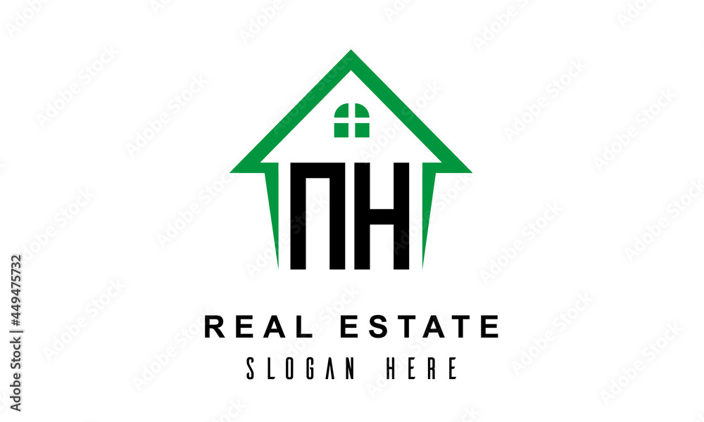 NH real estate logo vector NH real estate logo vector