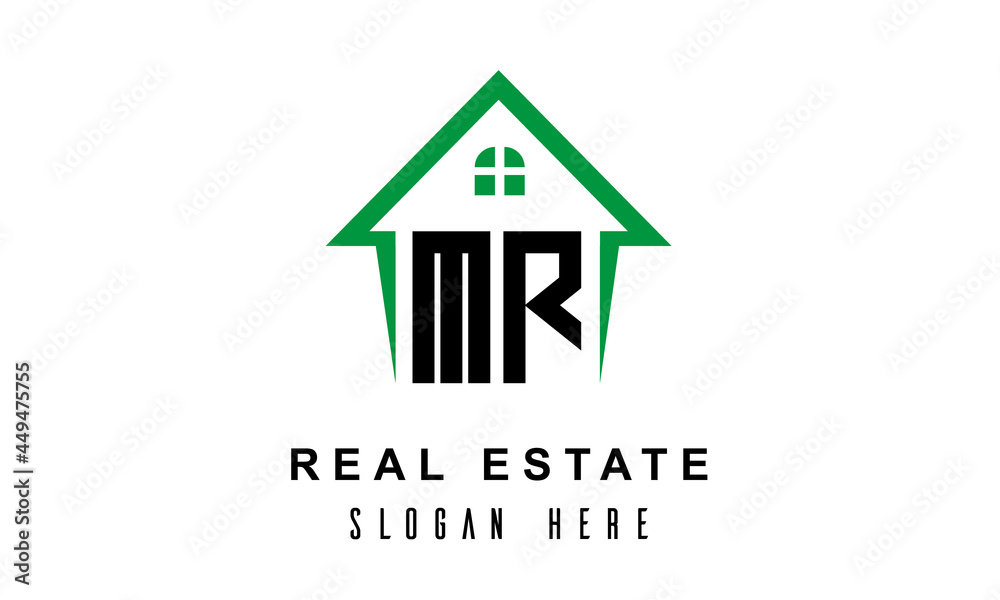 MR real estate logo vector MR real estate logo vector