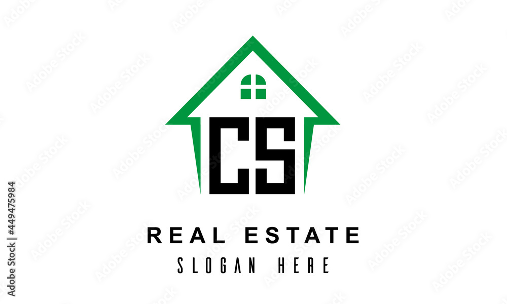 CS real estate logo vector CS real estate logo vector