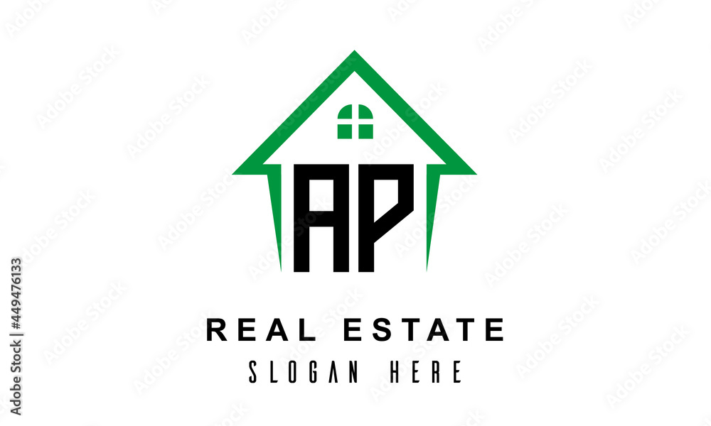AP real estate logo vector AP real estate logo vector