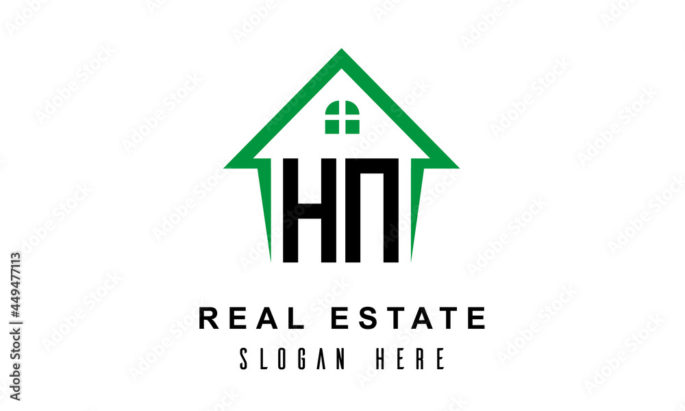 HN real estate logo vector HN real estate logo vector
