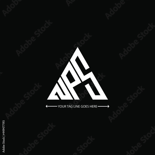 NPS letter logo creative design. NPS unique design
