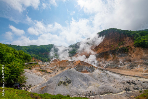 Jigokudani hell valley, Hokkaido, Japan