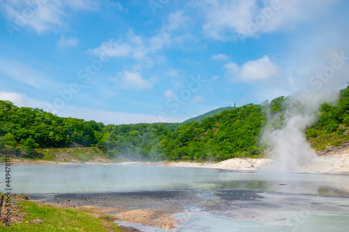 Jigokudani hell valley, Hokkaido, Japan