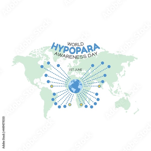 world hypopara awareness day. suitable for greeting card  poster and banner.