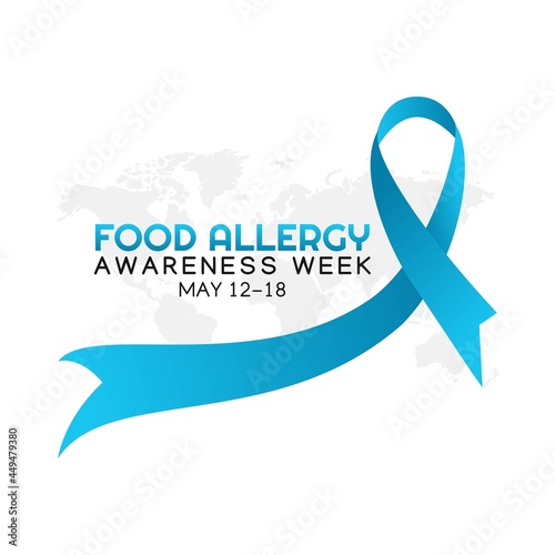 food allergy awareness week vector illustration