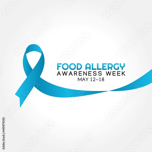food allergy awareness week vector illustration
