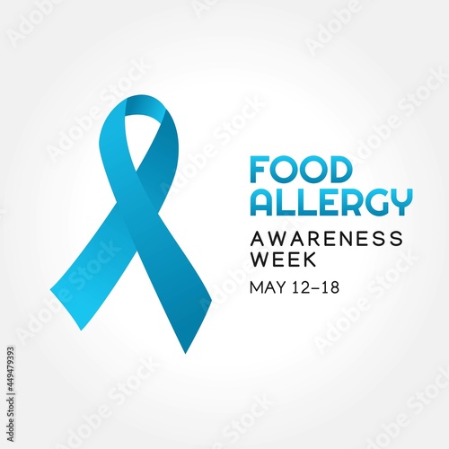 food allergy awareness week vector illustration