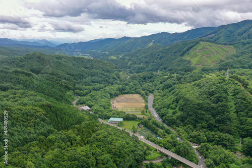 Canvas Print 福島県、新潟県、群馬県にある尾瀬ヶ原をドローンで撮影した空撮写真 Aerial photos of Ose-ga-hara in Fukushima, Niigata, and Gunma prefectures taken by drone