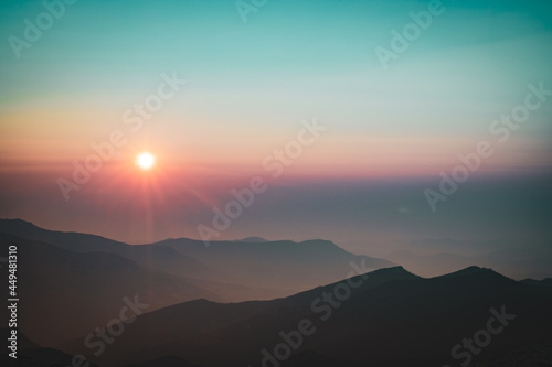 Sunrise over the mountains © Misael
