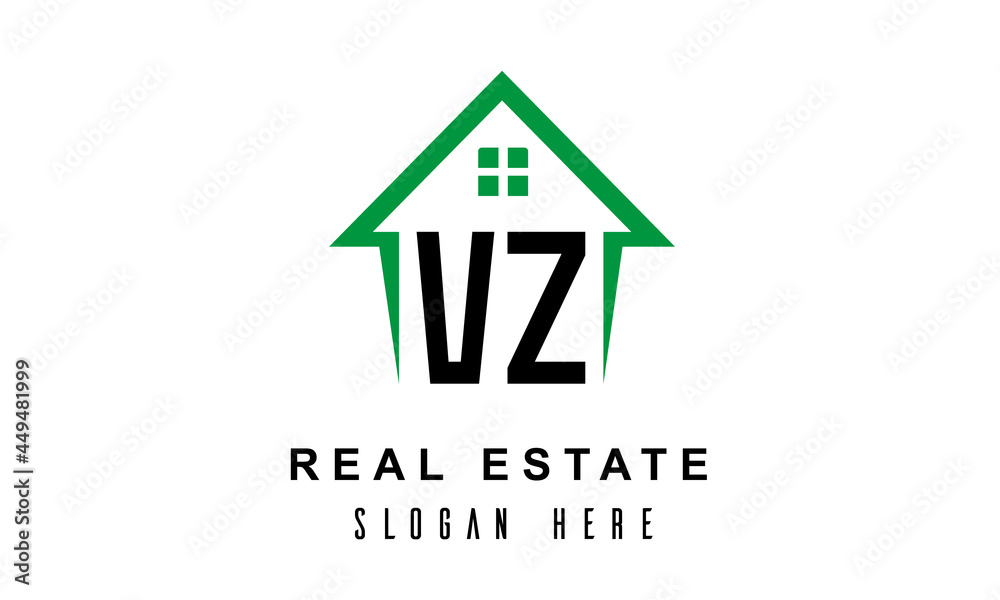 VZ real estate logo vector VZ real estate logo vector