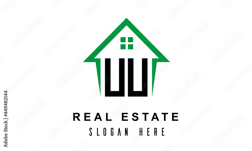 UU real estate logo vector