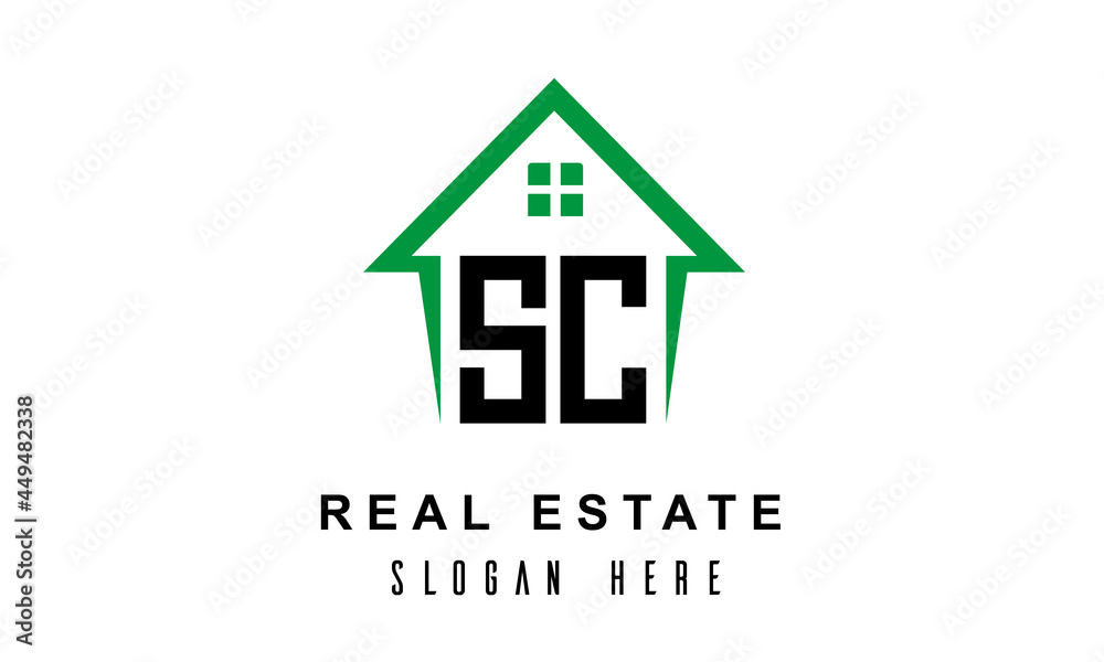 SC real estate logo vector SC real estate logo vector