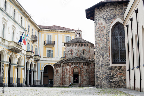 Piazza Duomo Biella,Battistero, Italy, Piedmont