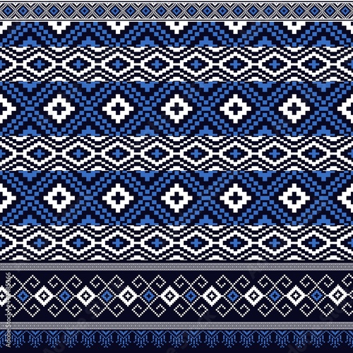 seamless knitted pattern Ethnic geometric tribal textile ikat pattern American African fabric motif native mandalas native boho bohemian carpet aztec india Asia 