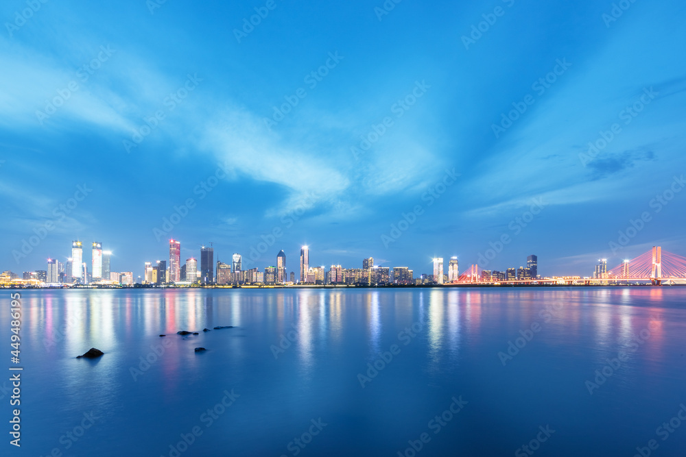 Fototapeta premium beautiful night scene in Nanchang