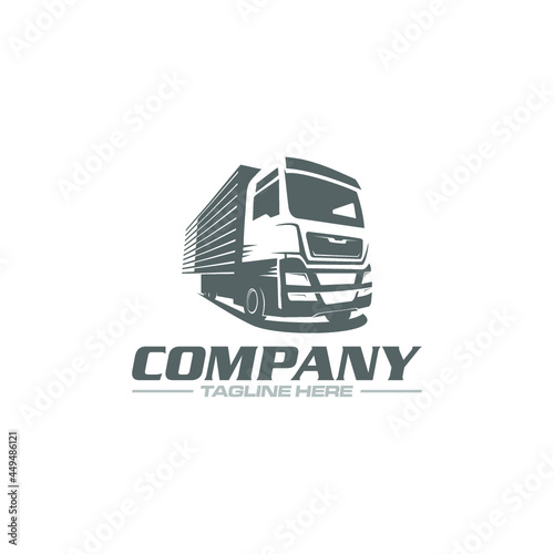 semi trailer truck logo