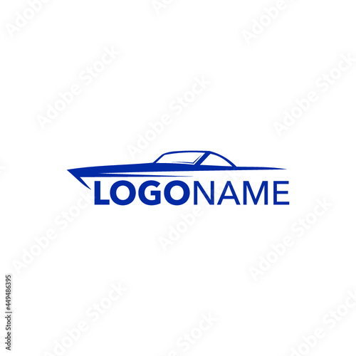 speed boat logo