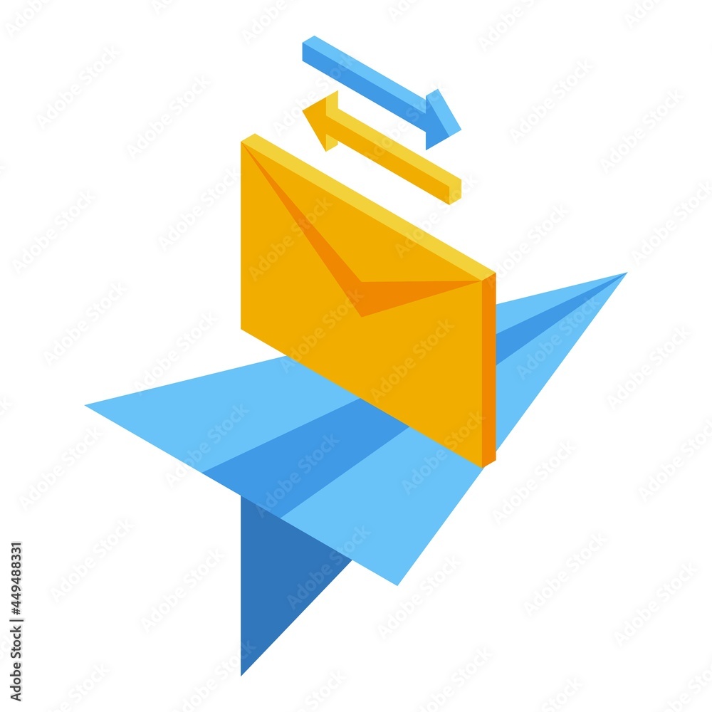 Mail speed icon isometric vector. Fast envelope. Post mailman Mail speed icon isometric vector. Fast envelope. Post mailman