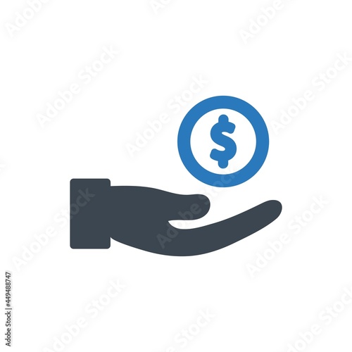 Donation funding icon