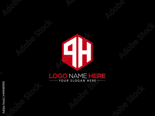 Letter PH Logo Sticker, creative ph logo icon vector for your business