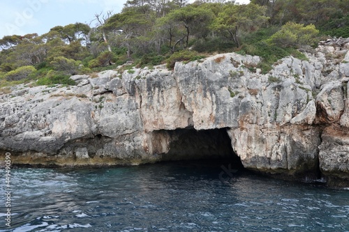 Isole Tremiti - Entrata della Grotta delle Viole dalla barca photo